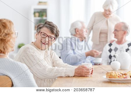 People At Old Age Home