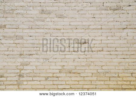 Le vieux mur de briques blanches pour un fond ou structures.