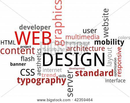 Word Cloud - Web Design