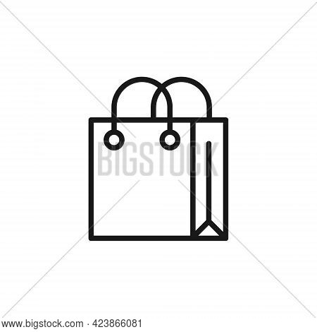 Shopping Bag icon. Shopping icon. Shopping Bag vector. Shop icon. Shopping Bag icon vector. Online Shopping icon. Online Shop icon. Shopping Bag icon logo template. Shopping Bag vector icon design for web icon, logo, sign, symbol, app UI.