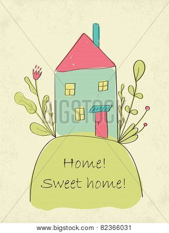 Home Sweet home card