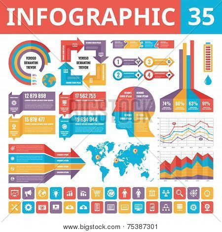 Infographic elements - set 35