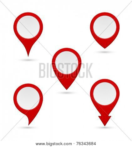 pin map marker pointer interface icon