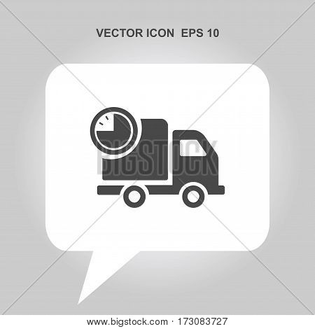 fast delivery truck with timer Icon, fast delivery truck with timer Icon Eps10, fast delivery truck with timer Icon Vector, fast delivery truck with timer Icon Eps, fast delivery truck with timer Icon Jpg