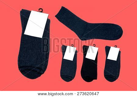 Socks Made Of Natural Wool. Warm Socks. Pairs Of Colorful Socks. For Men, For Women, For Children. U