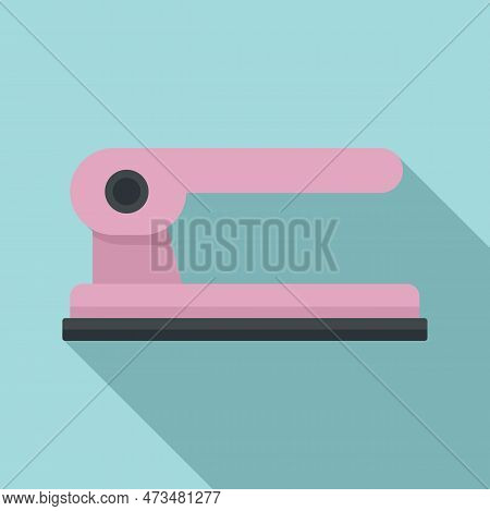 Hole Punch Stapler Icon. Flat Illustration Of Hole Punch Stapler Icon For Web Design