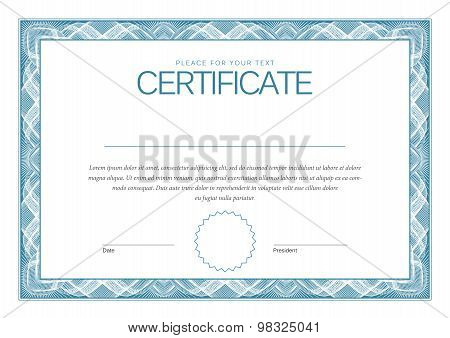 Certificate. Modern Template Diplomas, Currency.