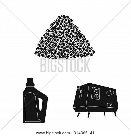 Isolated Object Of Sucrose And Technology Icon. Set Of Sucrose And Cane Stock Symbol For Web.