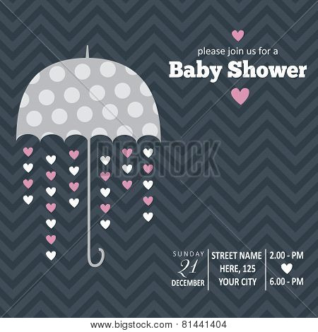 Baby Girl Invitation For Baby Shower