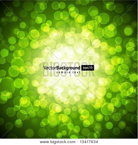 Abstract bokeh vector background