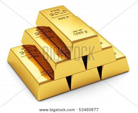 Gold ingots