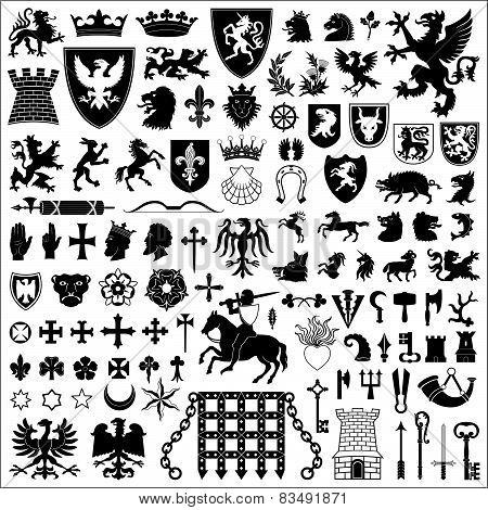 Heraldic Symbols And Elements