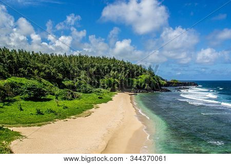 Le Gris Gris Beach On The South Coast Of Mauritius Tropical Island