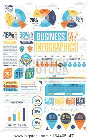 Abstract infographic elements concept with stage and parts elements. Data infographic chart. Timeline and steps icon. Creative business infographic elements. Graph elements. Business infographic elements. Infographic icon. Business diagram timeline.