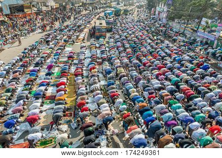 Biswa Ijtema At Tongi, Dhaka, Bangladesh.