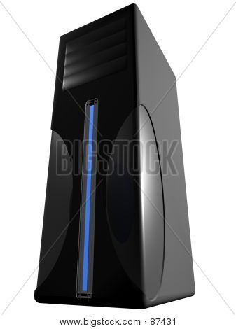 PC Tower In Nero