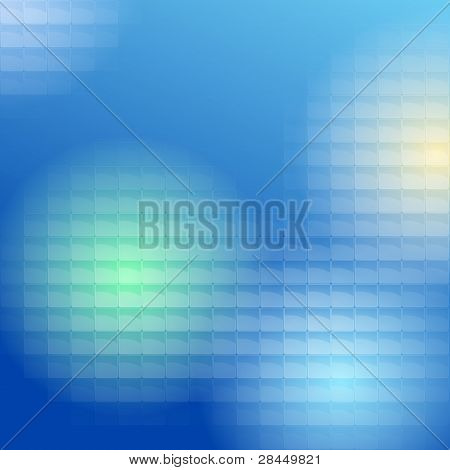 Blue Lite Tiles Background