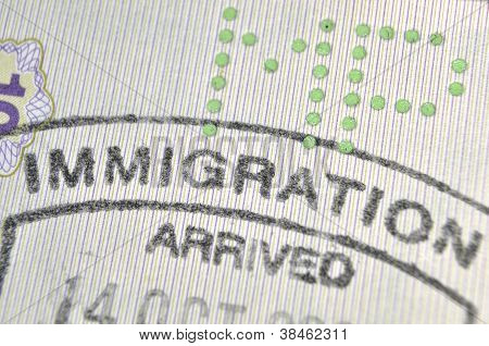 Immigratie stempel