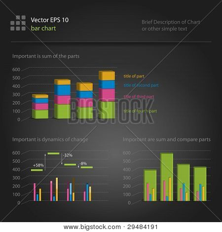 infographics, bar chart