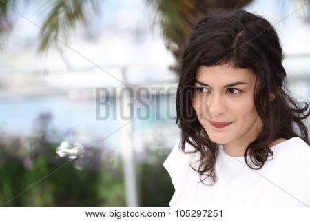 CANNES, FRANCE - MAY 27: Actress Audrey Tautou poses at the 'Therese Desqueyroux' Photocall during the 65th Annual Cannes Film Festival on May 27, 2012 in Cannes, France.