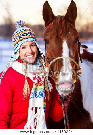 Woman With Horse