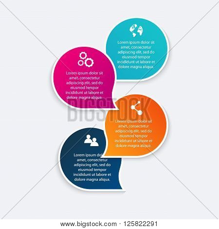 Vector Colorful Info Graphics For Your Business Presentations.