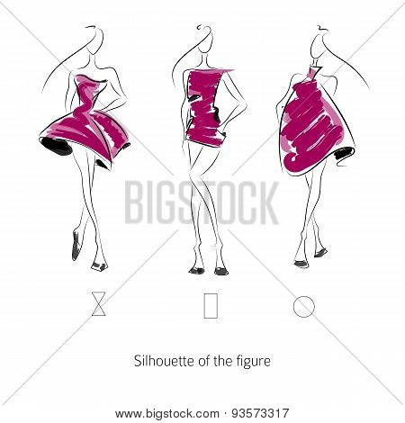 Vector Fashion Model Silhouette