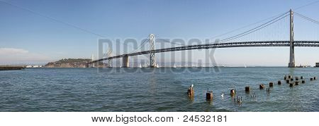 Oakland Bay Bridge Over San Francisco Bay