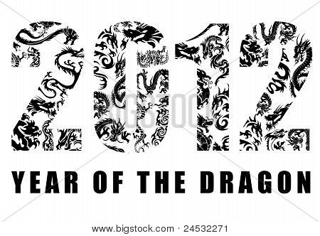 2012 Anno cinese del drago Pattern