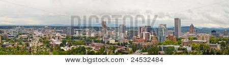 Panorama Vista Downtown Portland Oregon