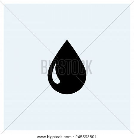 Drop Icon Vector Icon On White Background. Drop Icon Modern Icon For Graphic And Web Design. Drop Ic