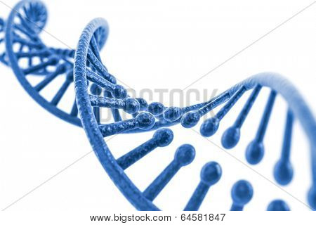 3d render of dna structure, abstract  background