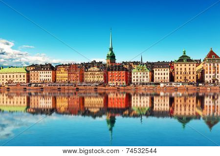 Old Town in Stockholm, Sweden