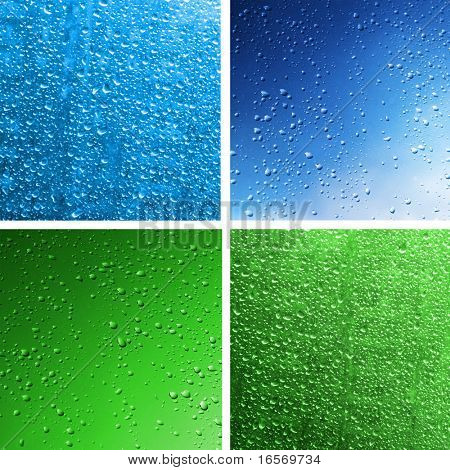 Water drops background texture