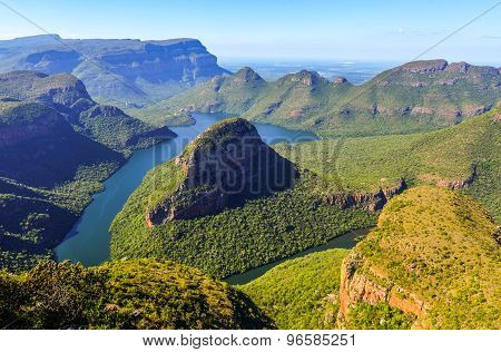 Blyde River Canyon And The Three Rondavels