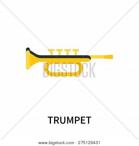 Trumpet Icon Isolated On White Background. Trumpet Icon Simple Sign. Trumpet Icon Trendy And Modern 