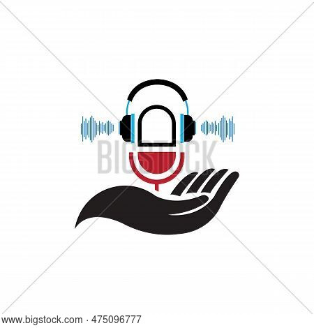 Podcast Logo Images Illustration Design