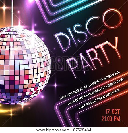 Disco Party Poster