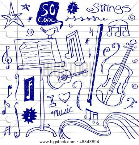 Chaîne musique Doodles