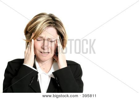 Businesswoman Migraine