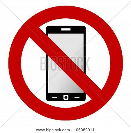 No mobile phone sign