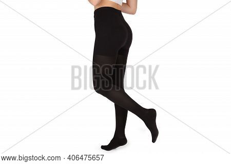 Compression Hosiery. Medical Compression Stockings And Tights For Varicose Veins And Venouse Therapy