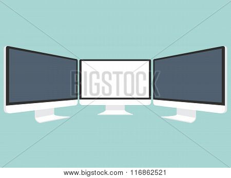 Computer Monitor Isolated