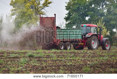 Fertilizing Field