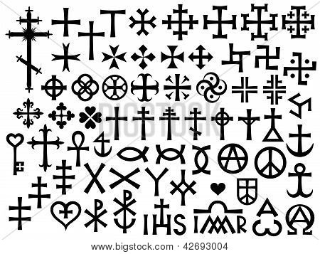 Heraldic Crosses and Christian Monograms