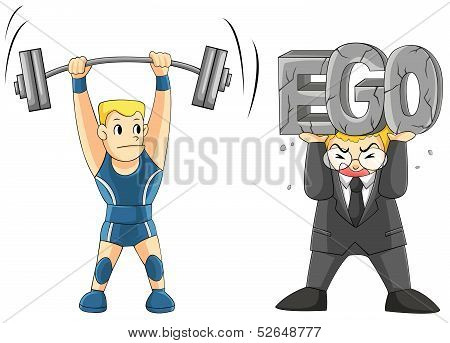 Lifting Your Ego Is Heavy