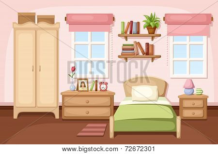 Bedroom interior.