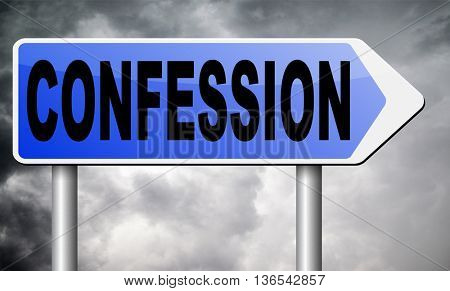 confession plea guilty as charged and confess crime testimony or proof truth
