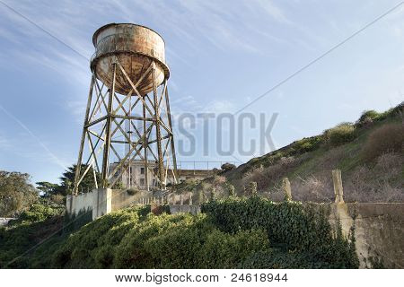 Torretta dell'acqua presso l'isola di Alcatraz