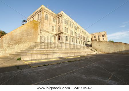 Edificio carcere Alcatraz Island federale penitenziario